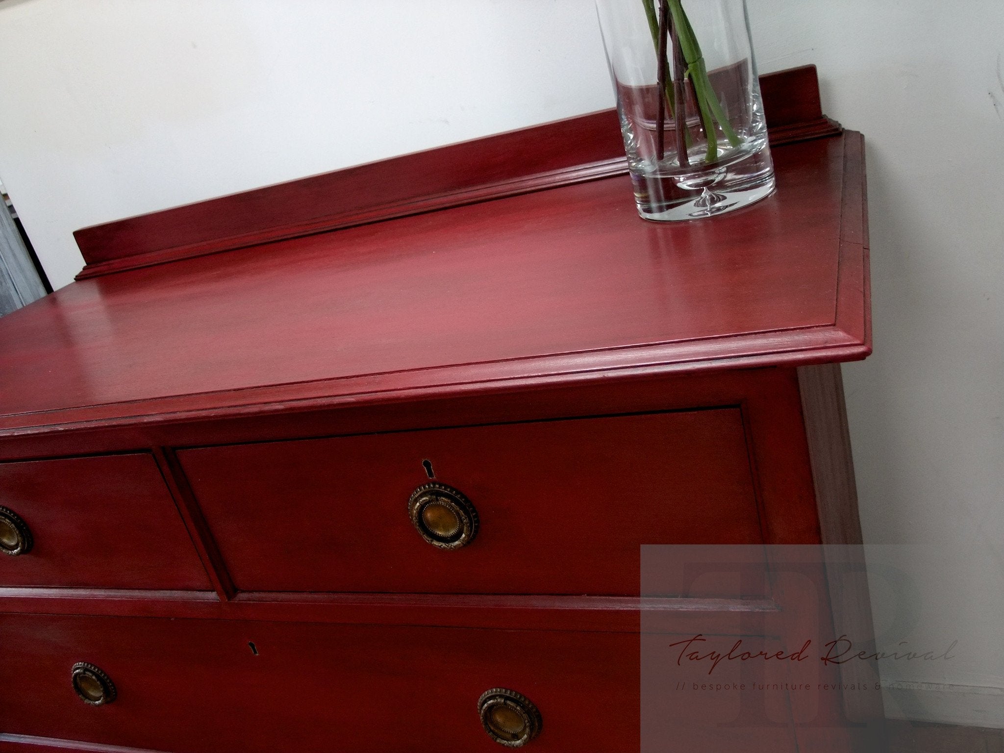 Not For Sale - Bernadette: Oak drawers over cabinet