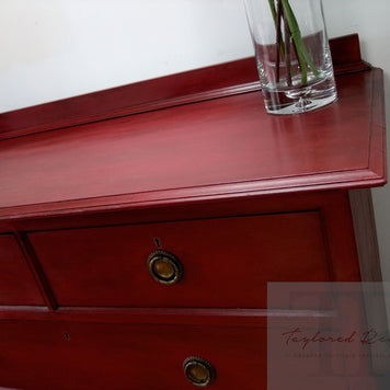 Not For Sale - Bernadette: Oak drawers over cabinet