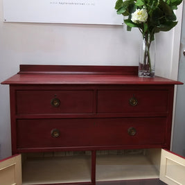Not For Sale - Bernadette: Oak drawers over cabinet