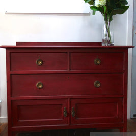Not For Sale - Bernadette: Oak drawers over cabinet