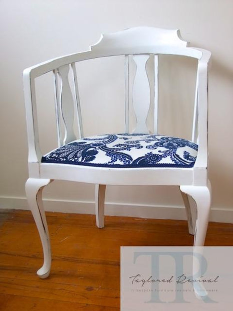Not For Sale - Bernadette & Felicity: Pair of vintage round back chairs