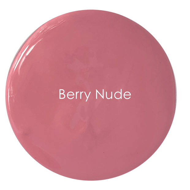 Textured finish in Berry Nude chalk paint – matte pink