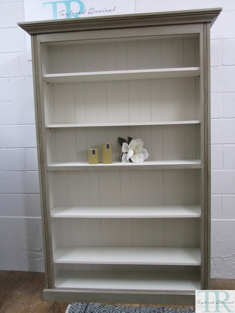 Not For Sale - Commissioned Book Case in French Linen