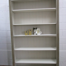Not For Sale - Commissioned Book Case in French Linen