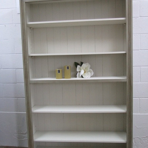 Not For Sale - Commissioned Book Case in French Linen
