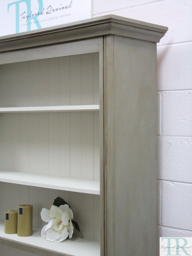 Not For Sale - Commissioned Book Case in French Linen