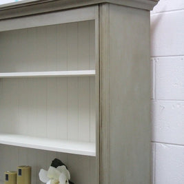 Not For Sale - Commissioned Book Case in French Linen