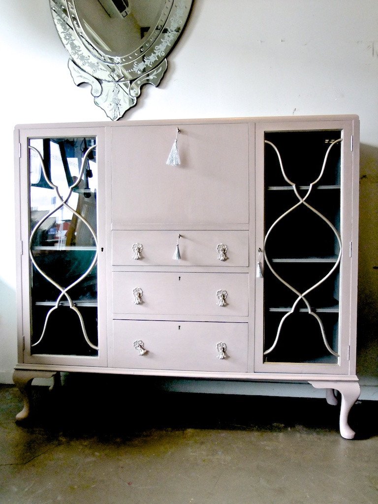 Commissioned Book Case in Antoinette and Paris Grey