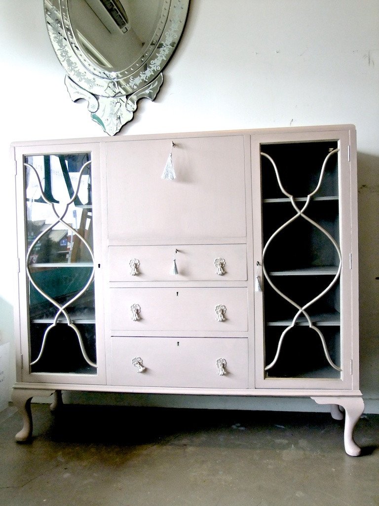 Commissioned Book Case in Antoinette and Paris Grey