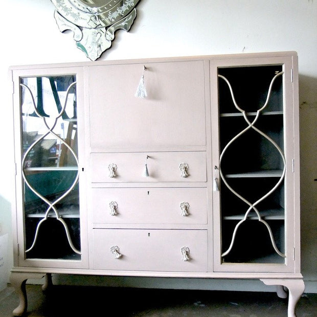 Commissioned Book Case in Antoinette and Paris Grey