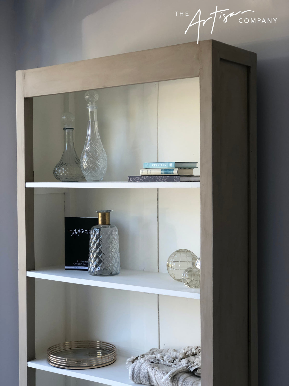Not For Sale - Commissioned Bookcase in Artisan Premium Chalk Paint