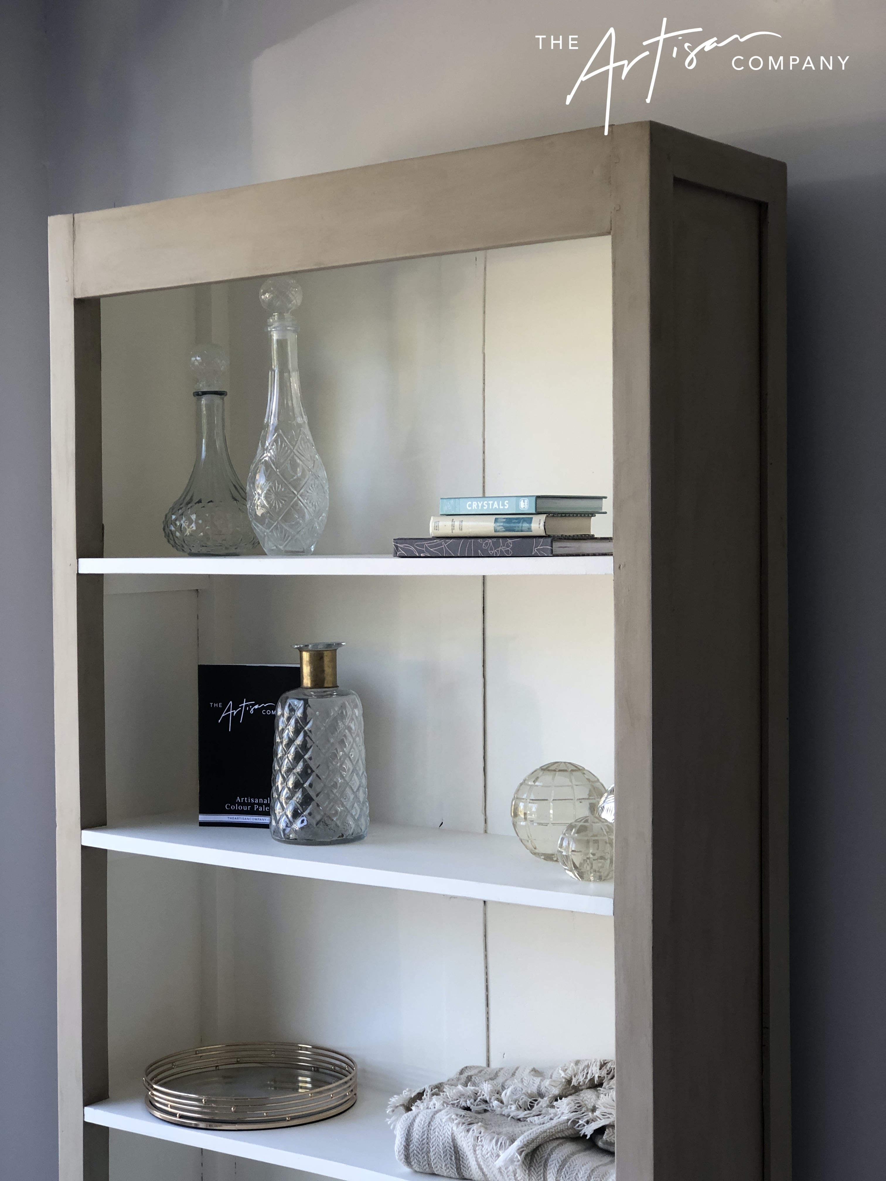 Not For Sale - Commissioned Bookcase in Artisan Premium Chalk Paint