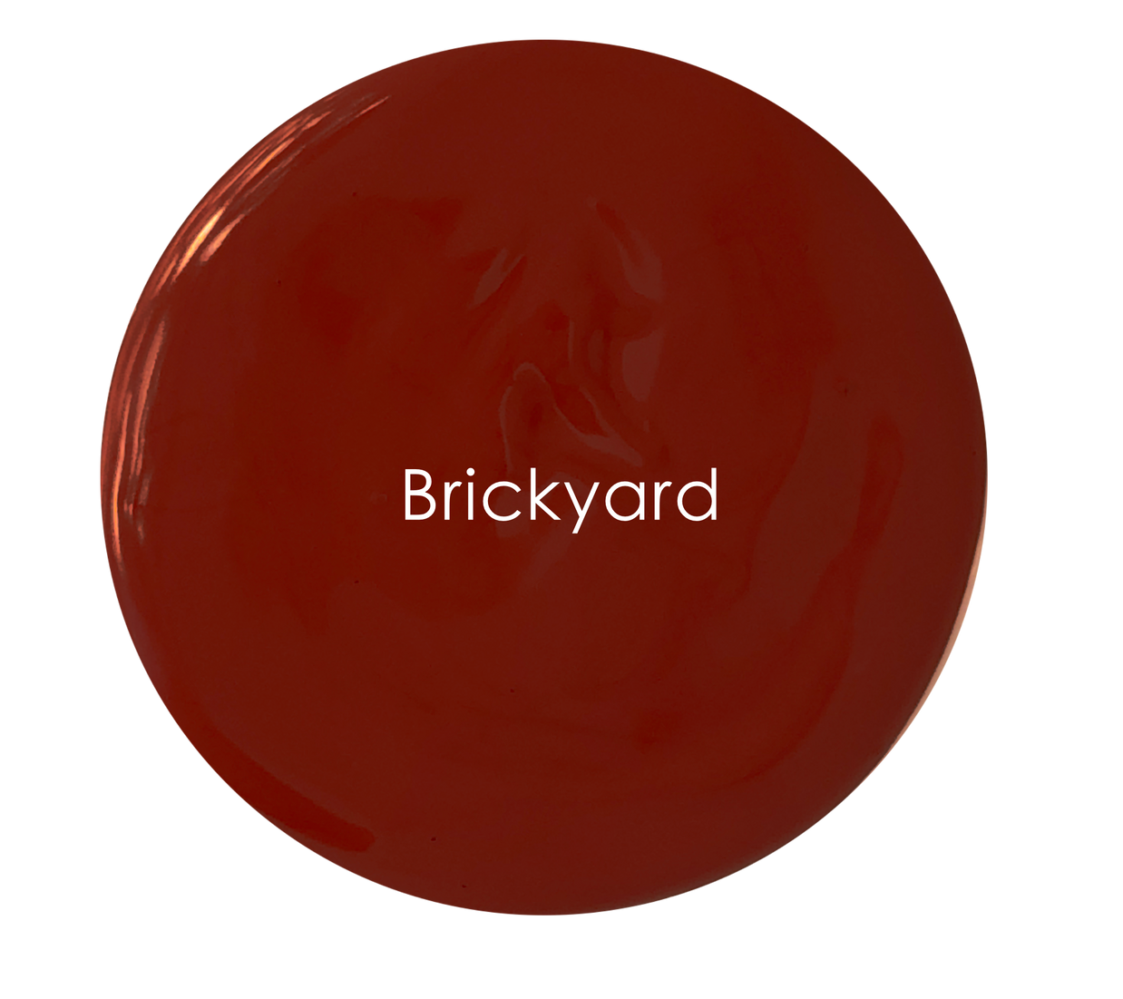 Artisan wall paint in Brickyard – deep red paint tin