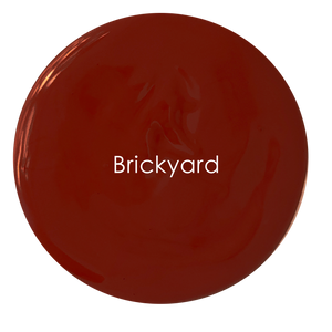 Artisan wall paint in Brickyard – deep red paint tin