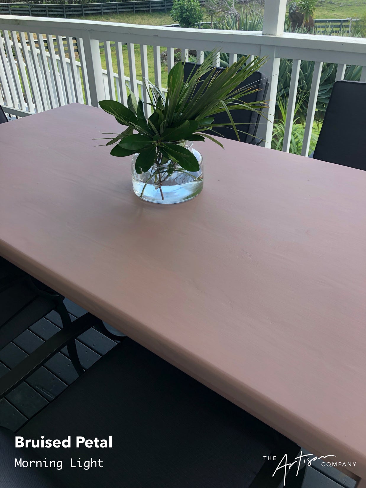 Not For Sale - Table in Bruised Petal Velvet Luxe: Hybrid Chalk Paint