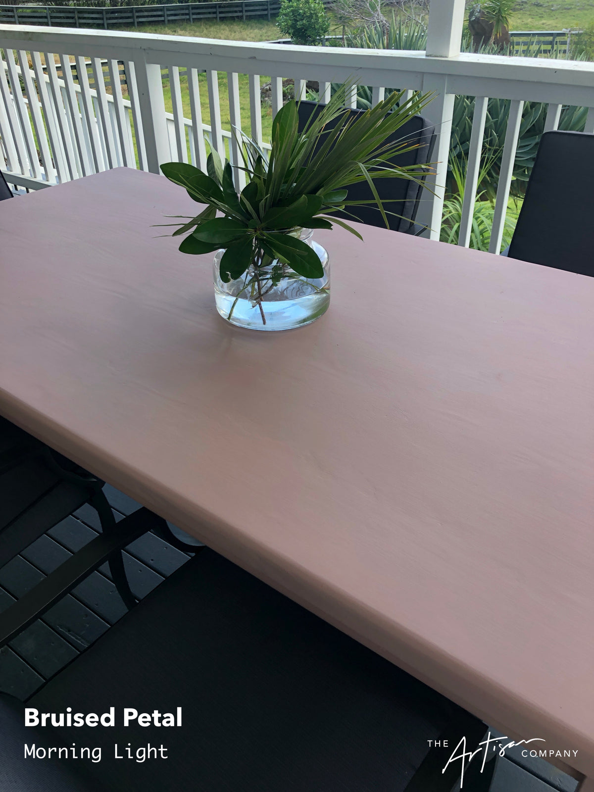 Not For Sale - Table in Bruised Petal Velvet Luxe: Hybrid Chalk Paint