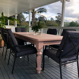 Not For Sale - Table in Bruised Petal Velvet Luxe: Hybrid Chalk Paint