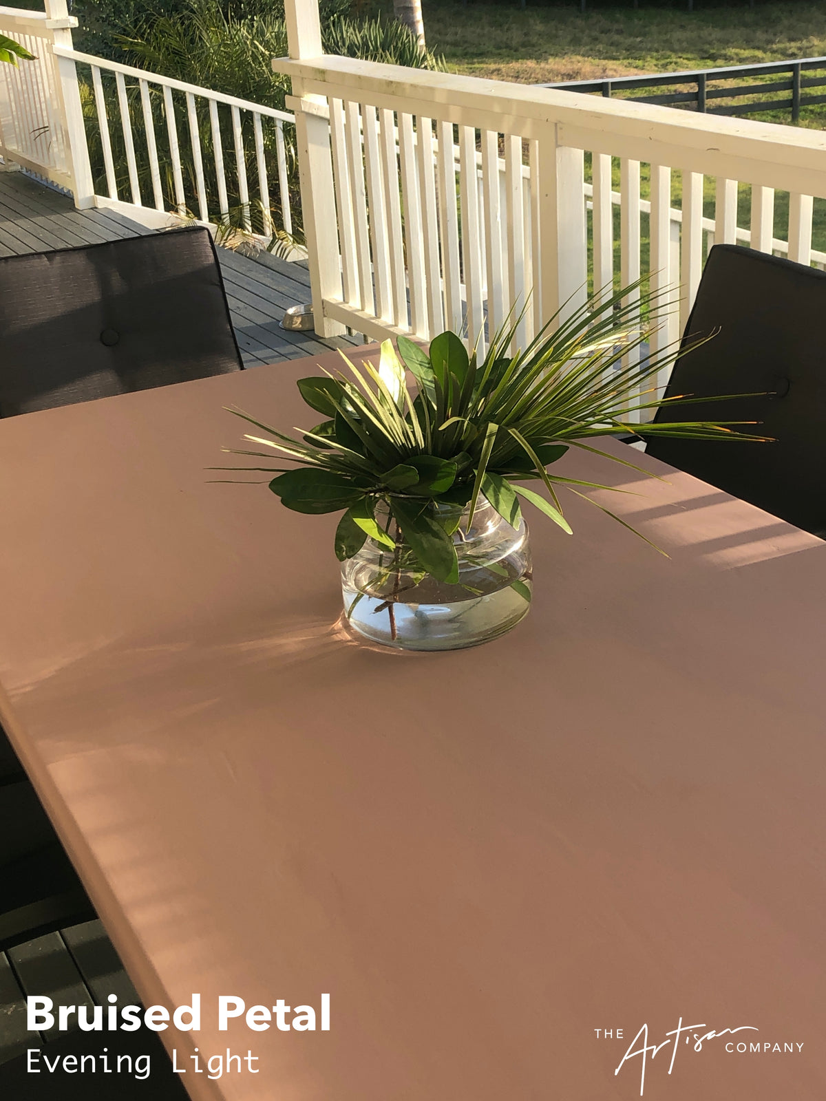 Not For Sale - Table in Bruised Petal Velvet Luxe: Hybrid Chalk Paint