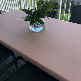Not For Sale - Table in Bruised Petal Velvet Luxe: Hybrid Chalk Paint