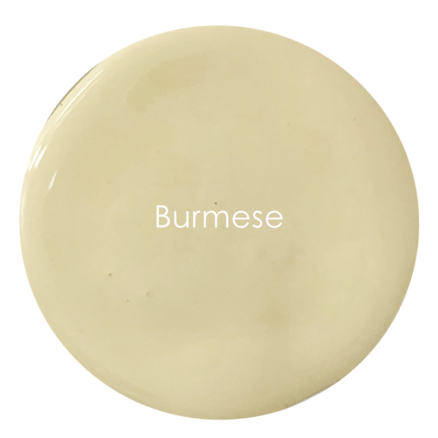 Burmese exterior paint swatch – soft warm neutral finish