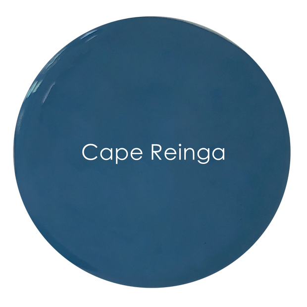 Cape Reinga paint tin – bold ocean-inspired blue