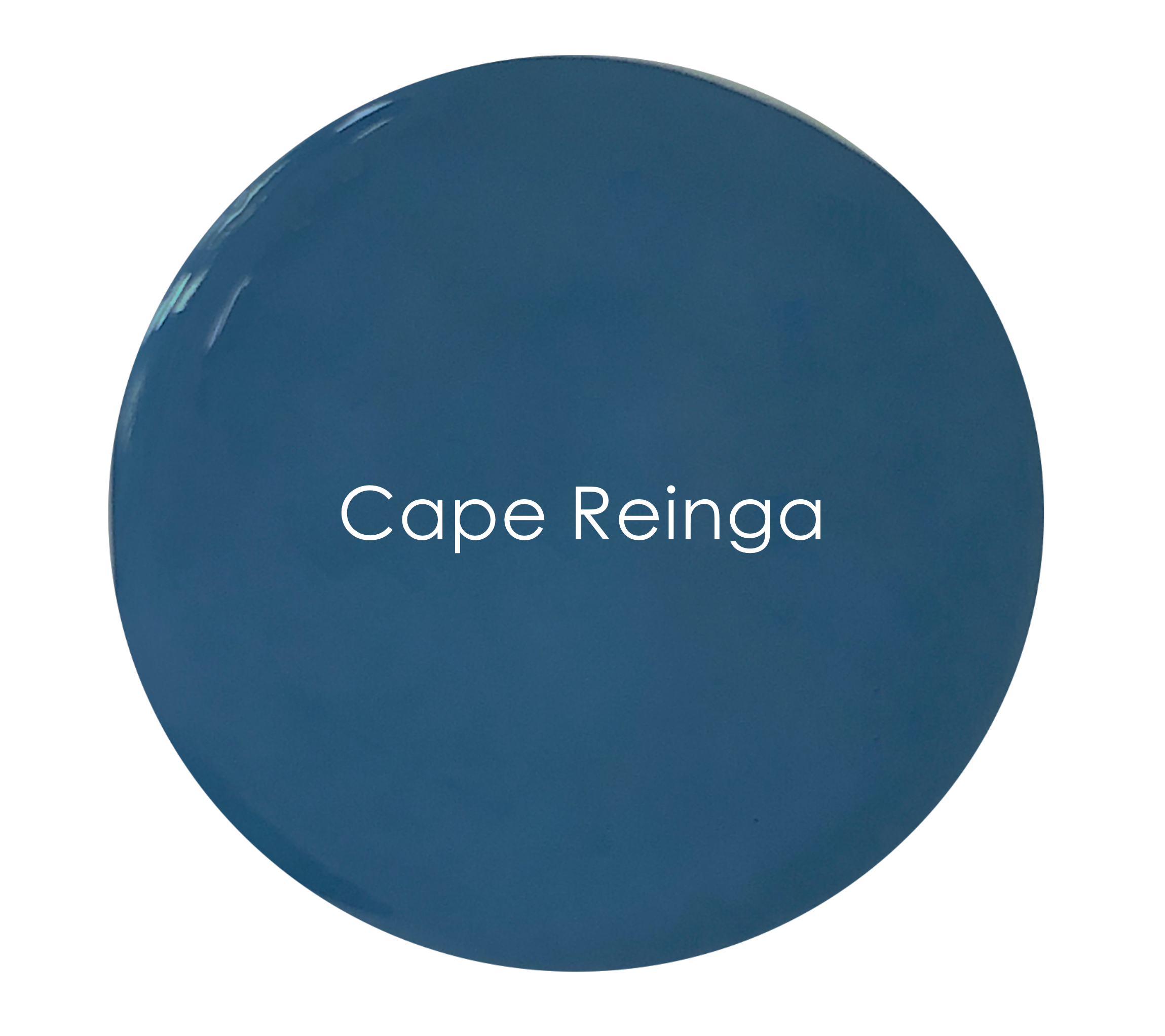 Cape Reinga exterior paint swatch – ocean blue with green undertones