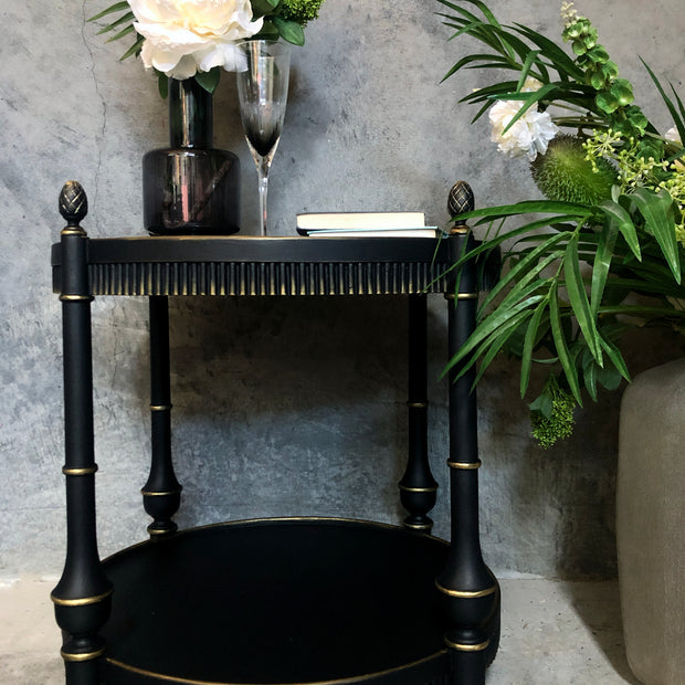 Not For Sale - Commissioned side table in Artisan Carbon Black