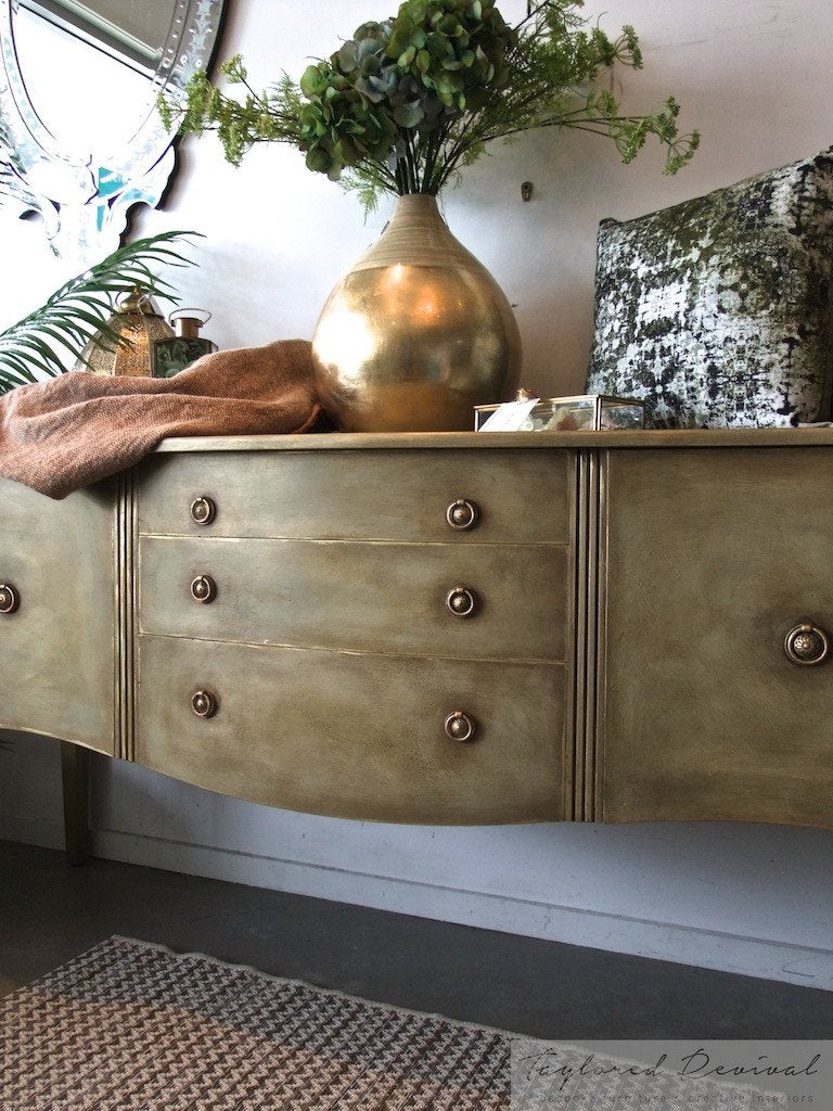 Not For Sale - Carli: Hand painted textured rustic sideboard