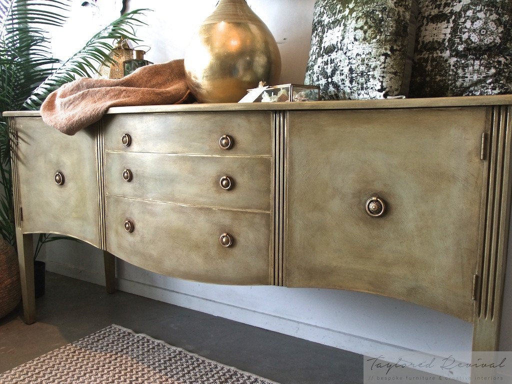 Not For Sale - Carli: Hand painted textured rustic sideboard