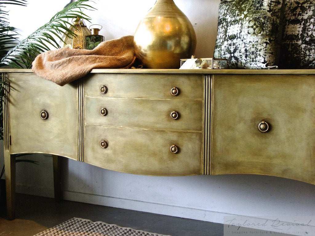 Not For Sale - Carli: Hand painted textured rustic sideboard