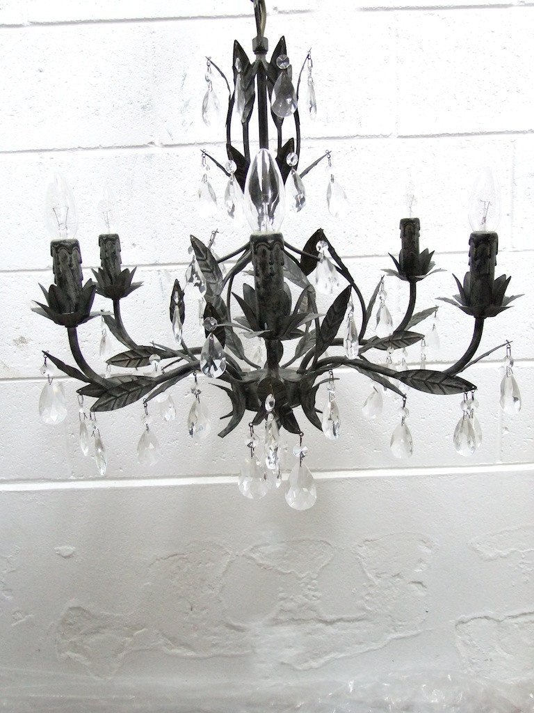 Not For Sale - Commissioned Chandelier in Pure White & Gold