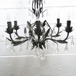 Not For Sale - Commissioned Chandelier in Pure White & Gold
