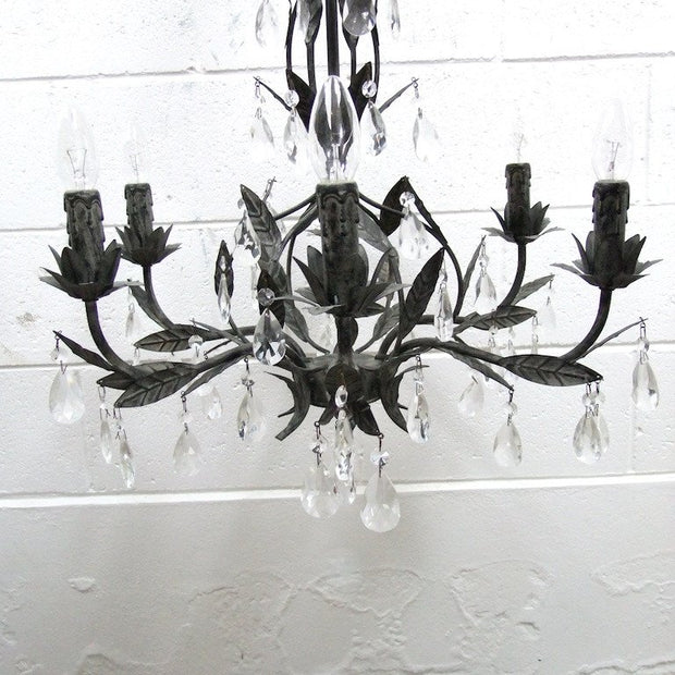 Not For Sale - Commissioned Chandelier in Pure White & Gold
