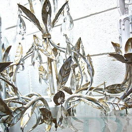 Not For Sale - Commissioned Chandelier in Pure White & Gold