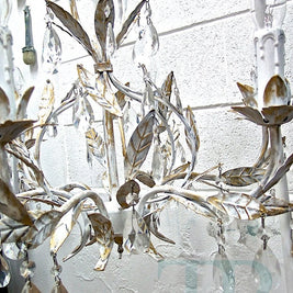 Not For Sale - Commissioned Chandelier in Pure White & Gold