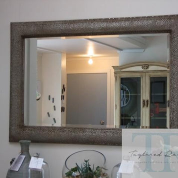Not For Sale - Charlotte: filigree mirror, hand painted and antiqued