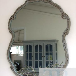 Not For Sale - Clara: Solid Vintage ornate oval mirror