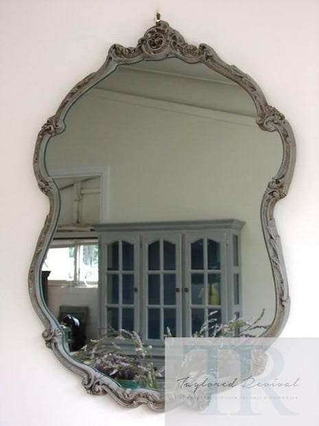 Not For Sale - Clara: Solid Vintage ornate oval mirror