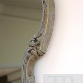 Not For Sale - Clara: Solid Vintage ornate oval mirror