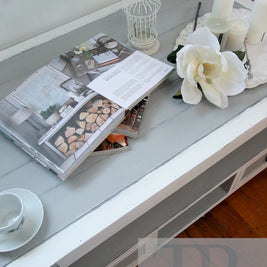 Not For Sale - Commissioned Coastal inspired Coffee table in Paris Grey and Pure White