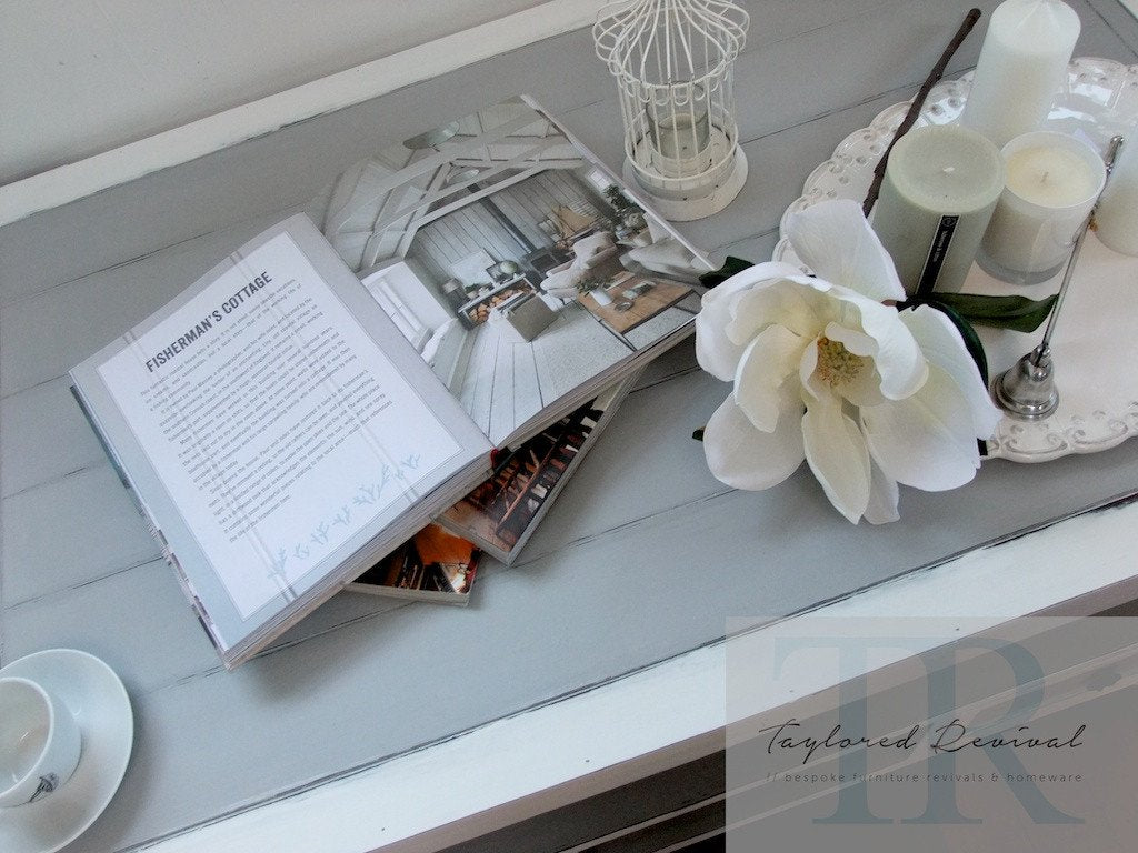 Not For Sale - Commissioned Coastal inspired Coffee table in Paris Grey and Pure White