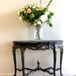 Not For Sale - Commissioned hall table in Victorian Black and Gold