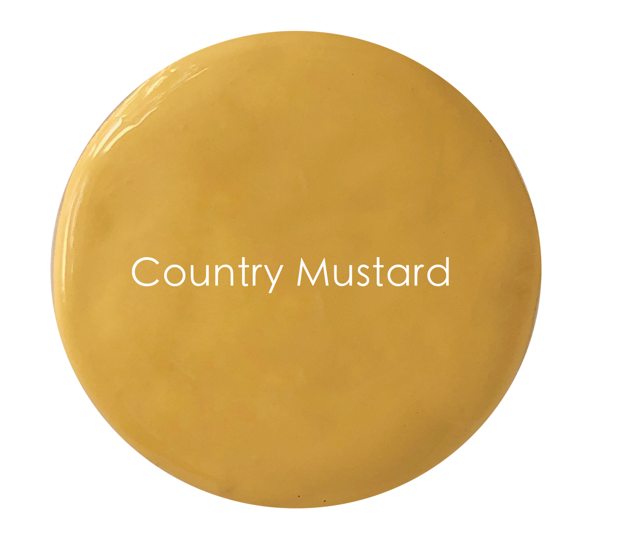Country Mustard paint tin – rustic yellow wall paint by The Artisan Company