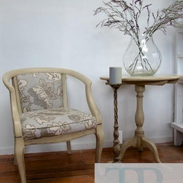 Commissioned chair and table set in Country Grey