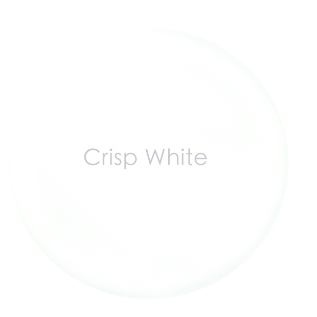 Bright white matte chalk paint – Crisp White detail