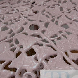 Commissioned outdoor set in custom blended pink