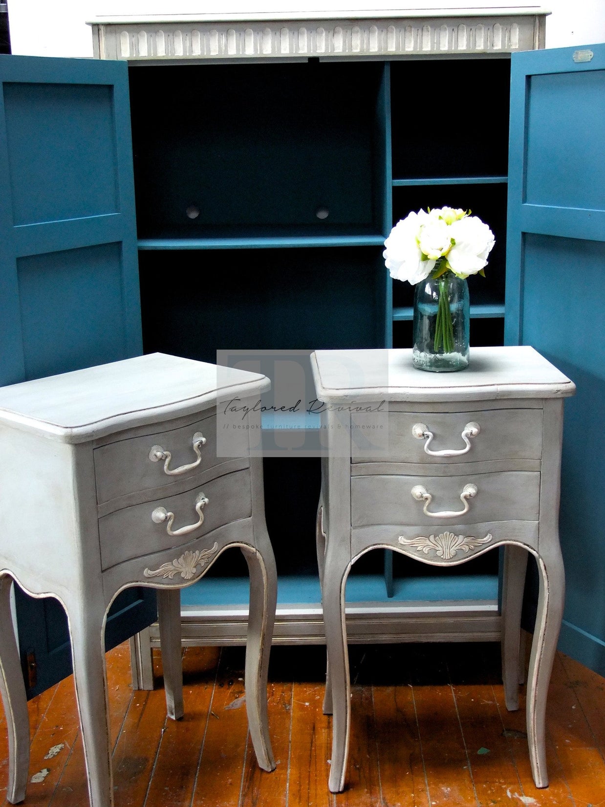 Not For Sale - Commissioned Antique wardrobe and bedsides