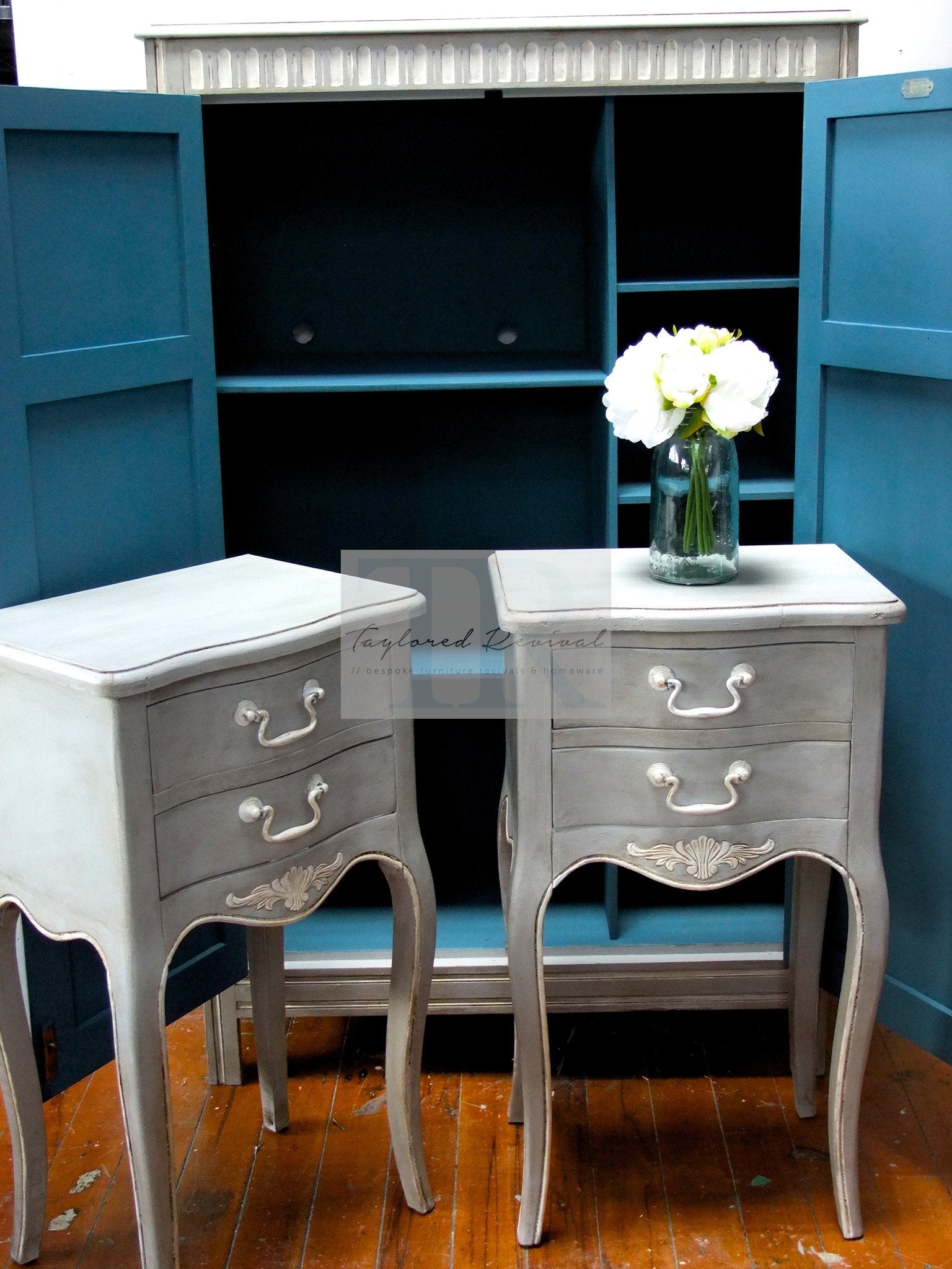 Not For Sale - Commissioned Antique wardrobe and bedsides
