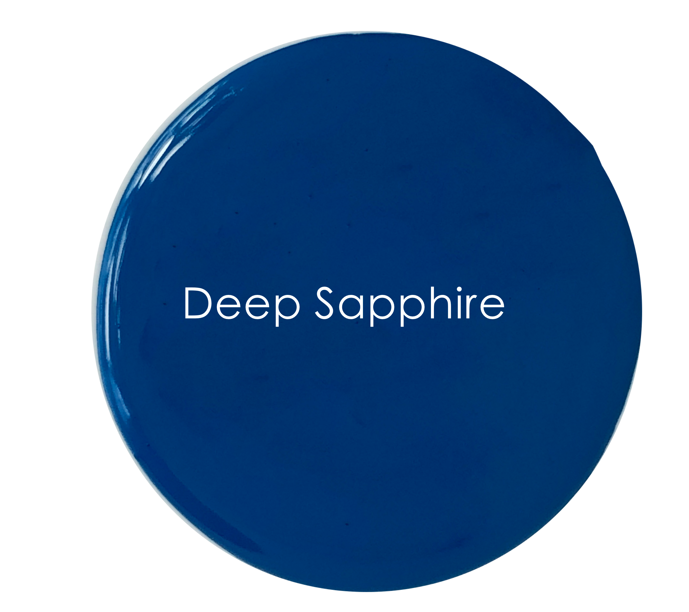 Deep Sapphire paint tin – deep blue wall paint by The Artisan Company