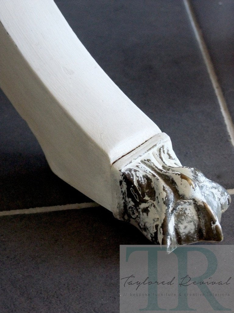 Not For Sale - The Duponts : French Elegance collection, Pure White dining room suite.